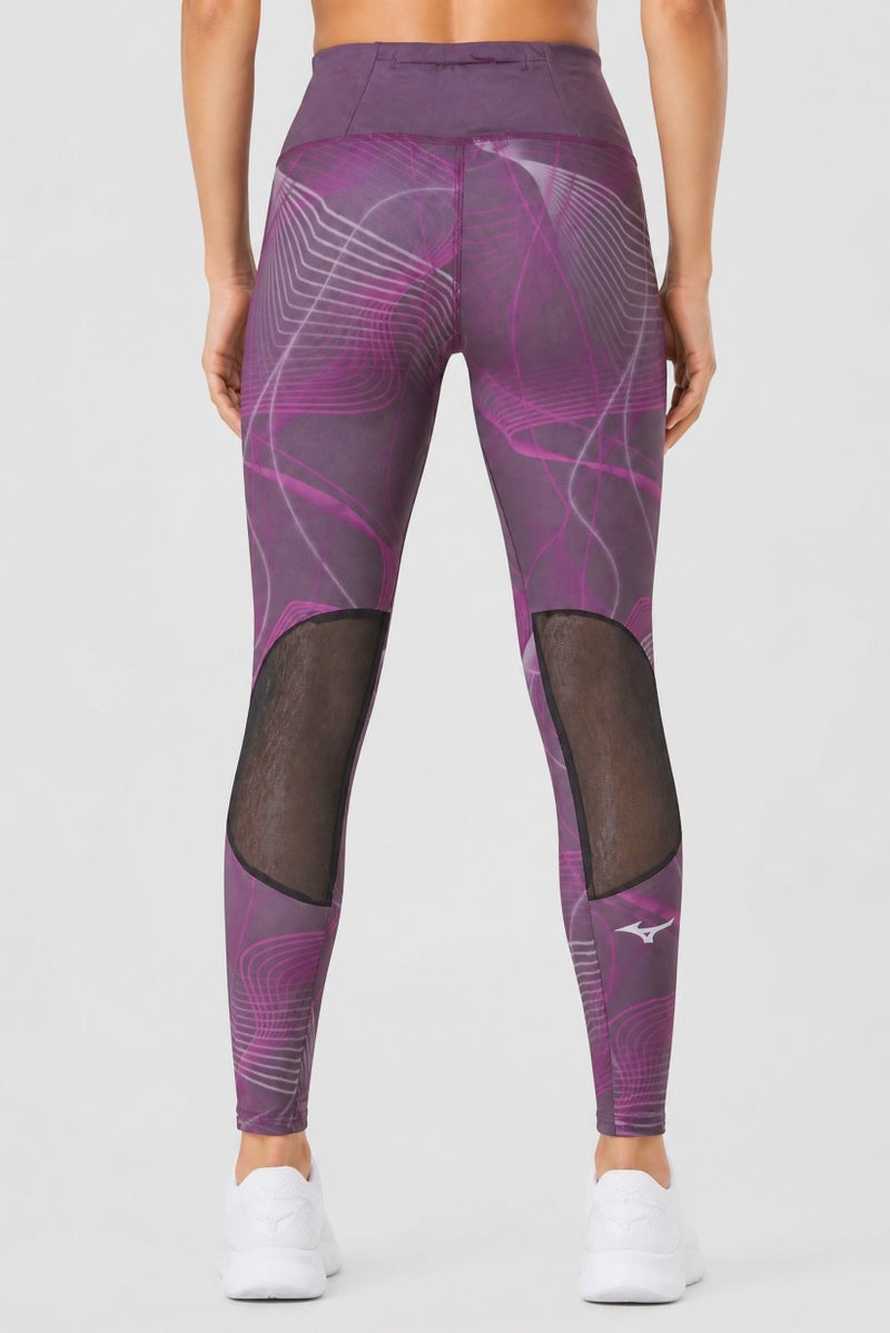 Mizuno Women Sportswear Fit Training Tights, Multicolor - Image 4