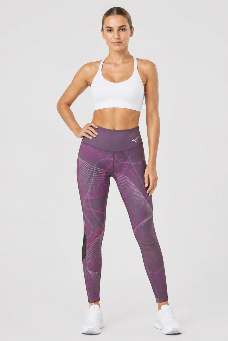 Mizuno Women Sportswear Fit Training Tights, Multicolor - Image 2