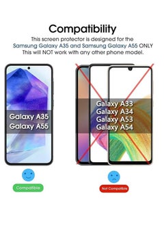 Screen protector for Samsung Galaxy A35/A55 5G 6.6 Inch Full Coverage Tempered Glass Film - pzsku/Z3C35EF19C5A83D15433DZ/45/_/1713170331/58c0a956-db87-4523-ba72-63ceff5f5dc2