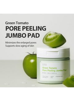 SUNGBOON EDITOR SUNGBOON EDITOR Green Tomato Pore Peeling Jumbo Pore Pad 60 Sheets | Pore Minimizer for Face | Exfoliating Pads with PHA, Green Tomato Extract, Hyaluronic Acid | Korean Skin Care  - Image 2