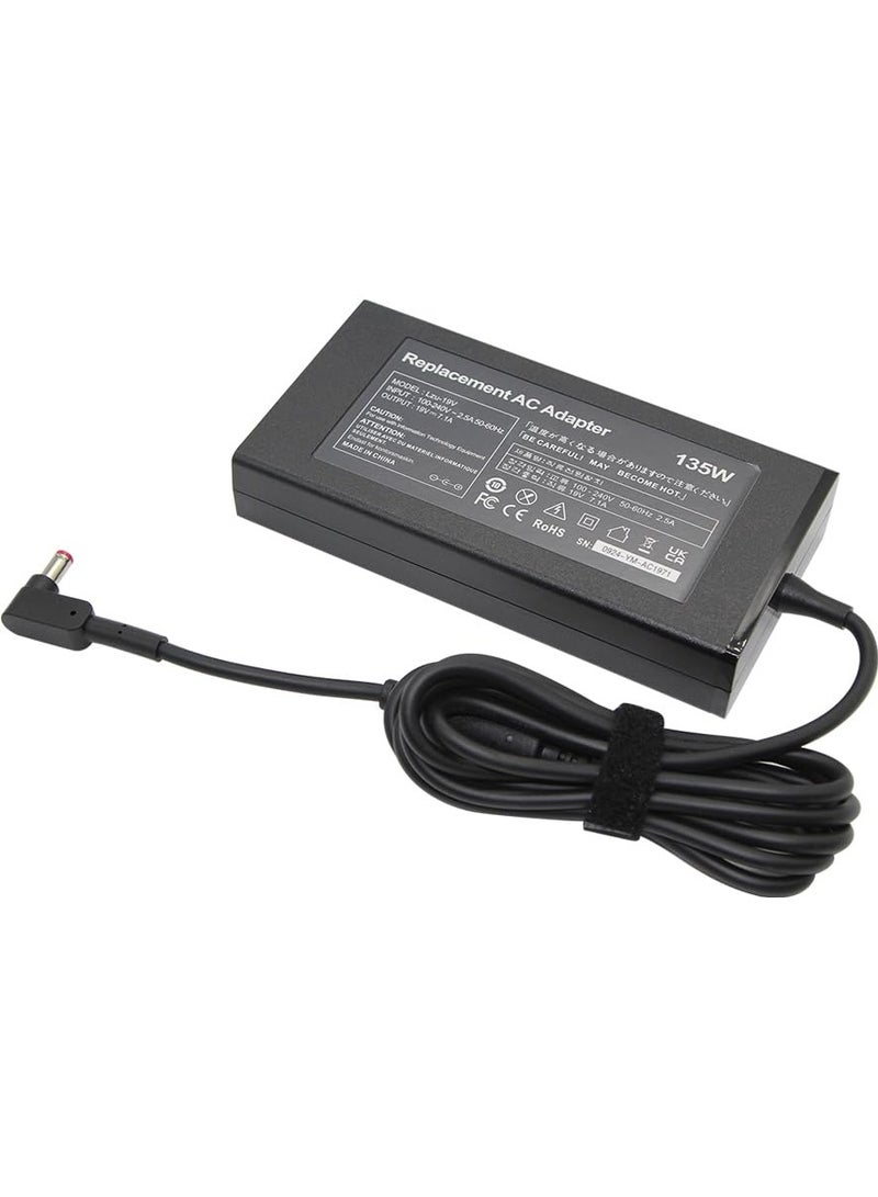 Green Tiger 135W Charger 19V 7.1A 5.5x1.7mm for Acer Nitro 5 N18C3 AN515-51 AN515-41 AN515-43 AN517-51 N18C4 ADP-135K ADP-135KB Laptop Adapter Power Supply Cord - Image 4