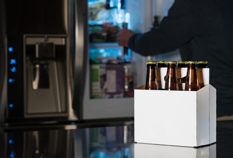 ICE N COLD 6pk Cardboard Carrier (White, 150ct) | Holds 6pk 12oz Bottles | FAST SAME DAY SHIPPING - Image 2