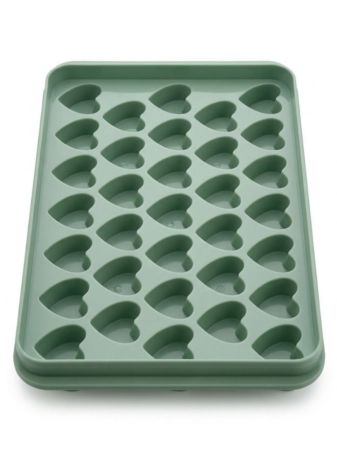 Ice Cube Tray and Chocolate Mold with 33 Heart Cavities - Image 2