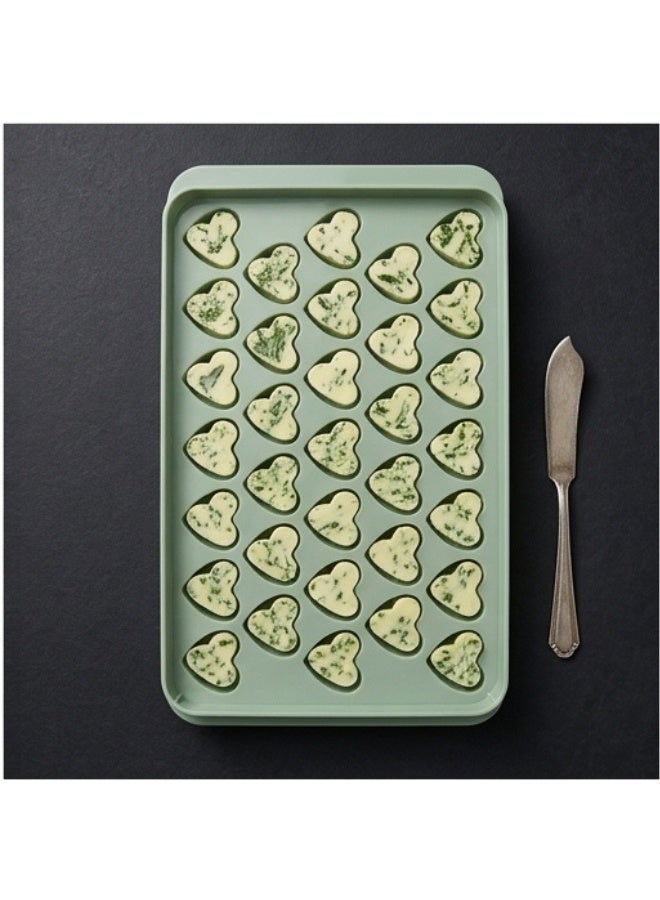 Ice Cube Tray and Chocolate Mold with 33 Heart Cavities - Image 5