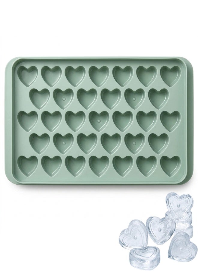Ice Cube Tray and Chocolate Mold with 33 Heart Cavities - Image 1
