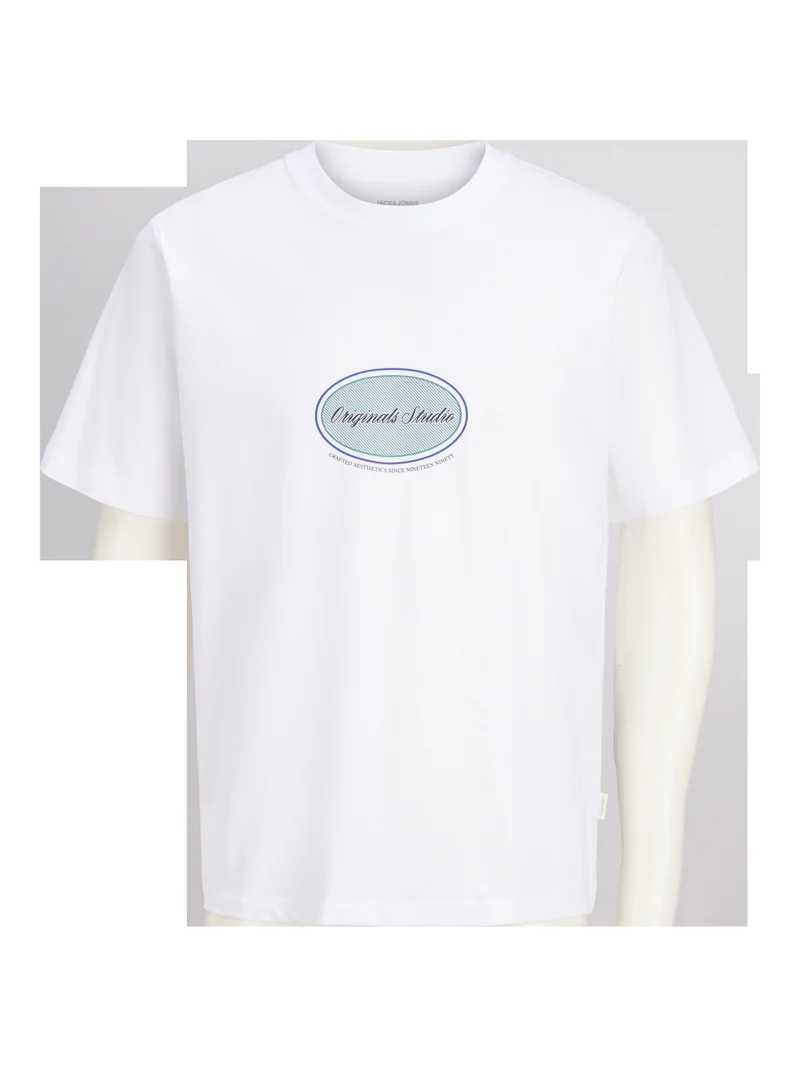 جاك اند جونز JORNORREBRO GRAPHIC TEE SS CREW NECK