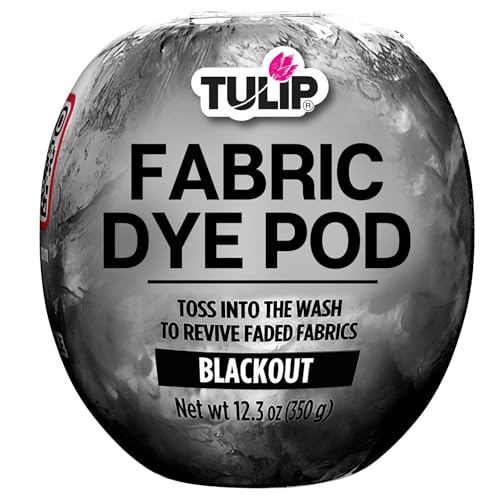 Tulip Fabric Dye Pod Blackout Black Permanent Dye for Clothes and Fabric - Image 1