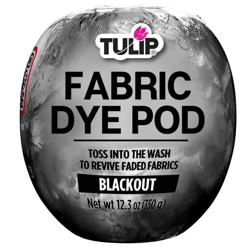 Tulip Fabric Dye Pod Blackout Black Permanent Dye for Clothes and Fabric - Image 3