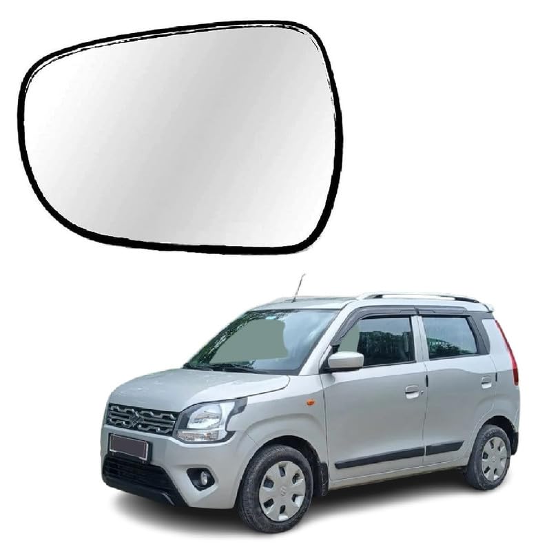 STYCARO ORVM Side View Sub Mirror Glass/Sub Mirror Plate compatible with New Maruti Wagon R 3rd GEN 2019-2025 Year Model (MIRROR FITTING SIZE 2, LEFT PASSENGER SIDE) - Image 1