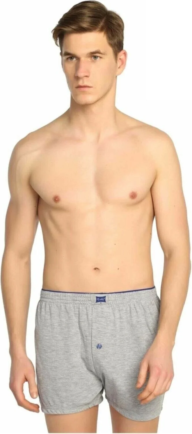 توتكو 10 Pieces Gray Color Towel Waist Boxer