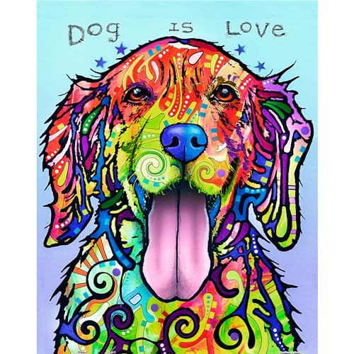 Pintoo Jigsaw Puzzles 500 Piece for Adults Dean Russo Dog is Love Beautiful Plastic Puzzle for Home Decor Zero Dust Easy Storage H2039 - Image 1