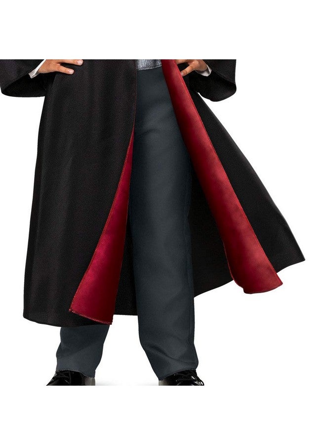 Disguise Harry Potter Costume Kids Deluxe Hooded Robe and Jumpsuit, Children Size Small (4-6), 107529L Black & Red - Image 3
