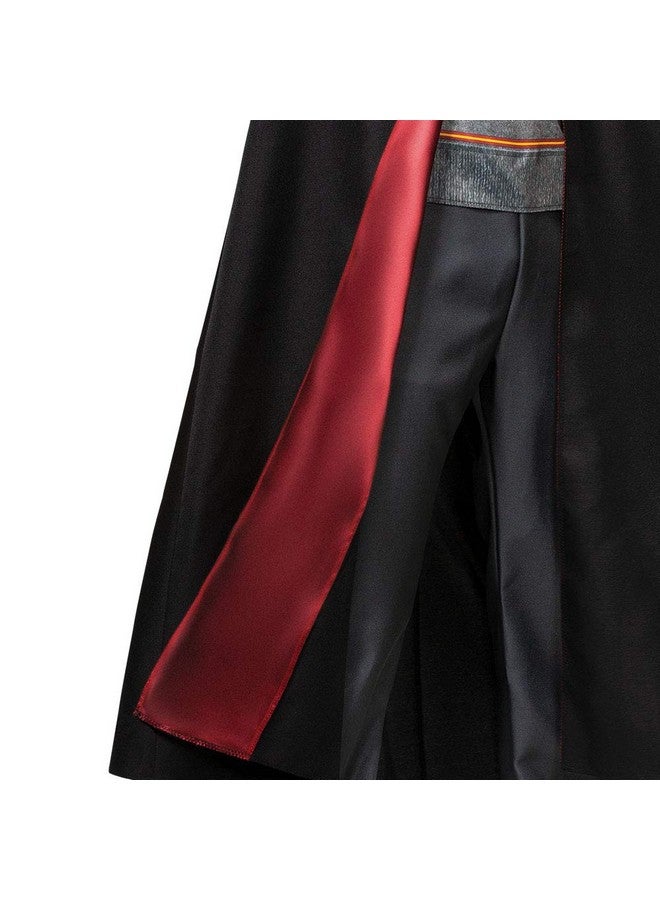 Disguise Harry Potter Costume Kids Deluxe Hooded Robe and Jumpsuit, Children Size Small (4-6), 107529L Black & Red - Image 4
