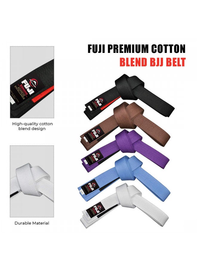 Fuji FUJI Premium Cotton Blend BJJ Belt Purple, A2 - Image 4