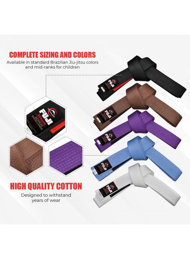 Fuji FUJI Premium Cotton Blend BJJ Belt Purple, A2 - Image 2
