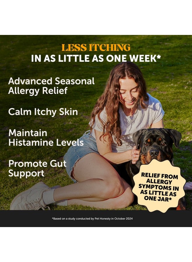 Pet Honesty Dog Allergy Itch Relief - Maximum Strength Itch Supplement with Probiotics for Dogs - Immune Support & Skin Relief for Seasonal Allergies - Natural Itchy Skin Paw Relief - (Chicken, 90 Ct) - Image 2