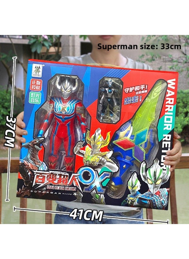 Genuine Variables Superman Ott Set Super Large Boxed Boys Children's Toys Action Figure Handset-Color:Default  - Image 2