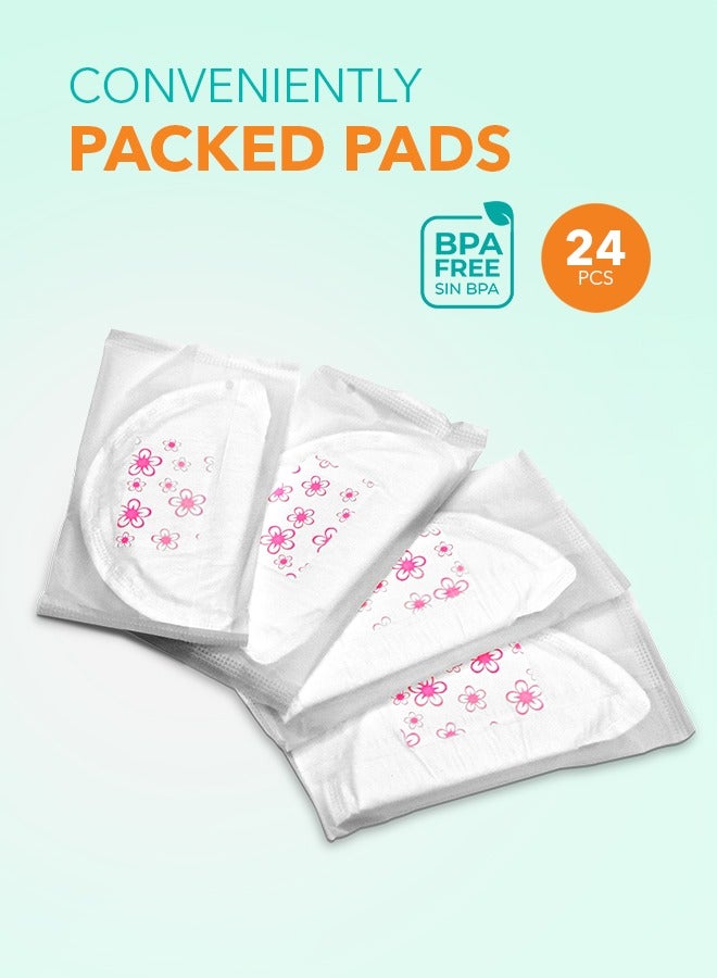 turtees Ultra-Thin Disposable Nursing Pads, Super Absorbent and Breathable Breastfeeding Pads, Make The Breasts Light and Unburdened, 3D Shape for The Best Fit, Individually Packaged - Image 4