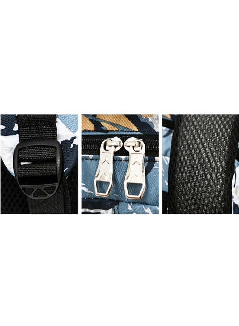 New camouflage casual backpack - High school double-shoulder bag - Large capacity middle school schoolbag - Image 2
