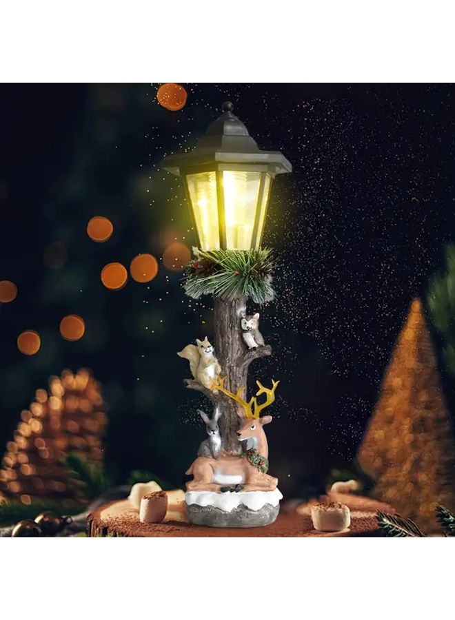 مصابيح حديقة شمسية LD 011 مصباح عشب خارجي سداسي من الراتينج مع زينة عيد الميلاد - Image 5