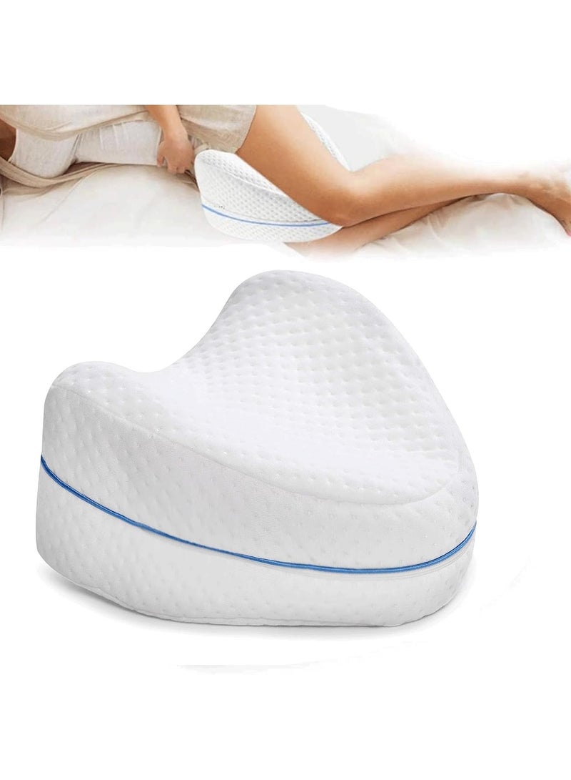 Foam Leg and Knee Support Pillow - For Sciatica, Back, Hip, Knee and Joint Pain Relief  - Image 1
