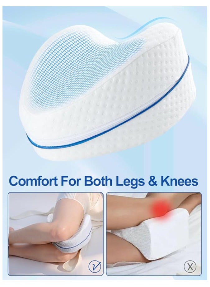 Foam Leg and Knee Support Pillow - For Sciatica, Back, Hip, Knee and Joint Pain Relief  - Image 4