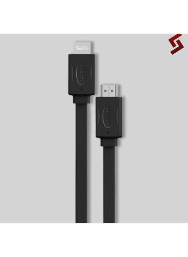 SIA (BKFLTHDM500B) PVC PE FLAT CABLE HDMI 4K 60Hz 5M