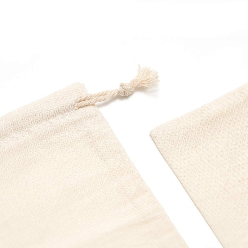Tendwarm 20 Pack 3.9x5.9 Inches Cotton Drawstring Bags Reusable Muslin Sachet Bag for Party Wedding Storage Home Supplies - Image 4