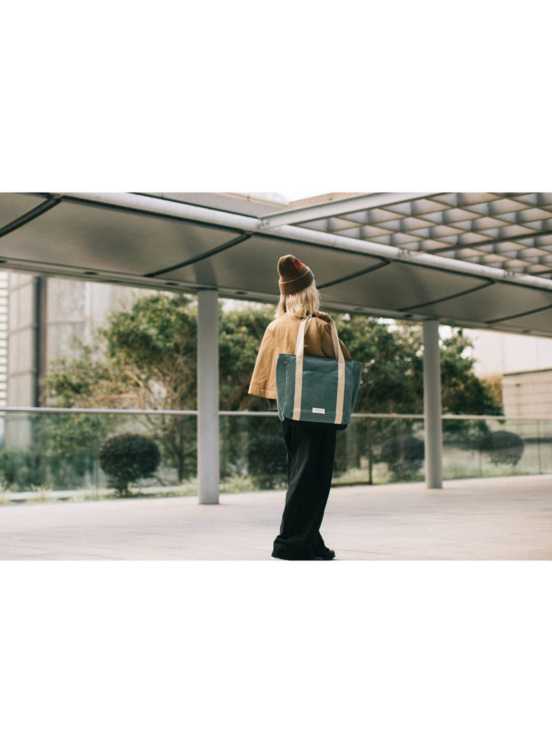 Native Union W.F.A. Tote Bag Pro 16L| Carry-All Tote Bag, LightWeight Spacious w/ Interior Pockets, Made from Recycled Materials, Padded Laptop Sleeve for 16" Laptop, Water Resistant - Green - Image 3