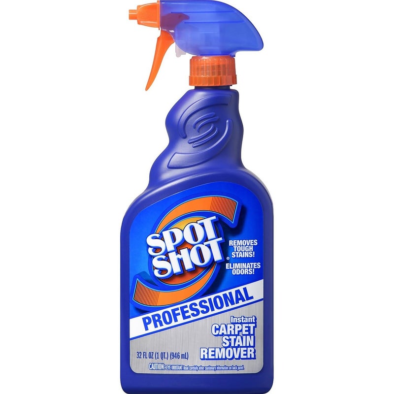 WD-40 Spot Shot Professional Instant Carpet Stain Remover with Trigger Spray, 32 OZ