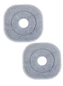 CEPILLO 2 Piece Microfiber Replacement Mop Pads For CP614, 8.85-Inch Square, Detachable Square Mop Pads, Wet and Dry Use Mop Cloths, Dust Mop Heads  - Image 1