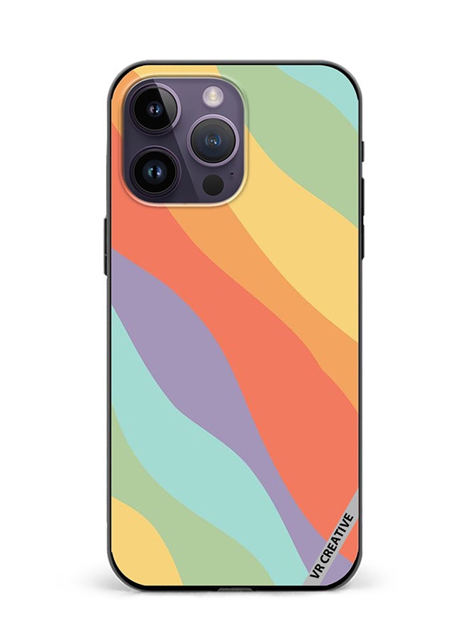 VR CREATIVE Protective Case Cover For Apple iPhone 15 Pro Layer Design Multicolour - Image 1