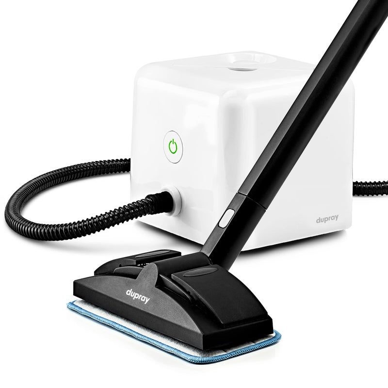 Dupray Neat Steam Cleaner with 17Piece Accessory Kit  Powerful Multipurpose Steamer for ChemicalFree Deep Cleaning on Floors Cars Tiles Grout Upholstery and More