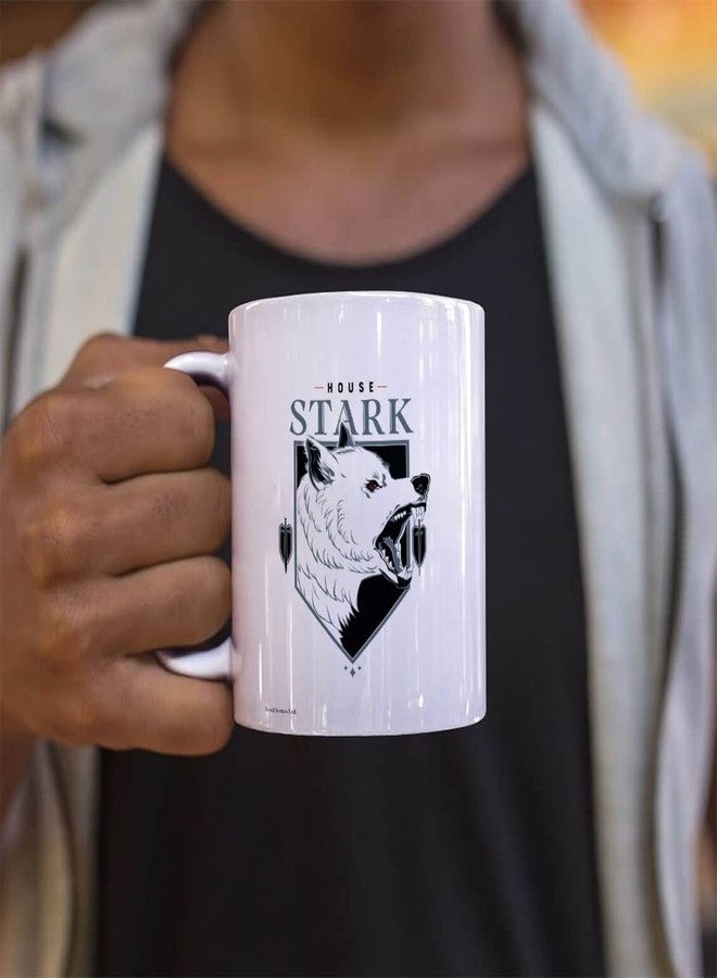 Trend Setters Game of Thrones – Stark Direwolf Grey – One 11 oz Ceramic Coffee Mug – Officially Licensed Merchandise - Perfect for Gifting or Collecting WMUG1431 - Image 2