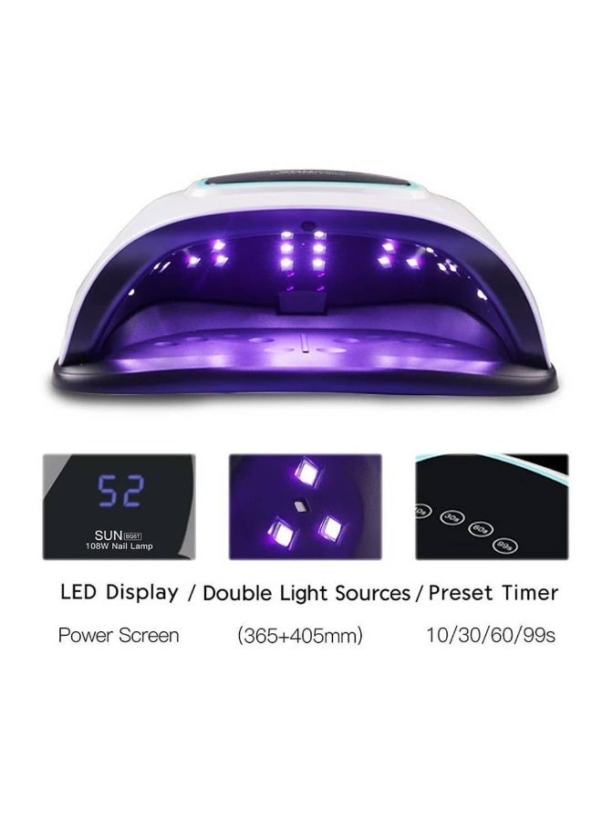 sun sun BQ6T مجفف أظافر حجم كبير بتايمر وشاشة تاتش و سنسور يعمل مع وجود الأيدى - Image 5