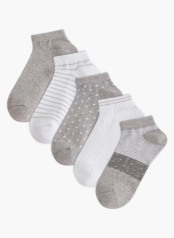 فلورا بيلا من شو إكسبرس عبوة  جوارب قطنية بطول الكاحل