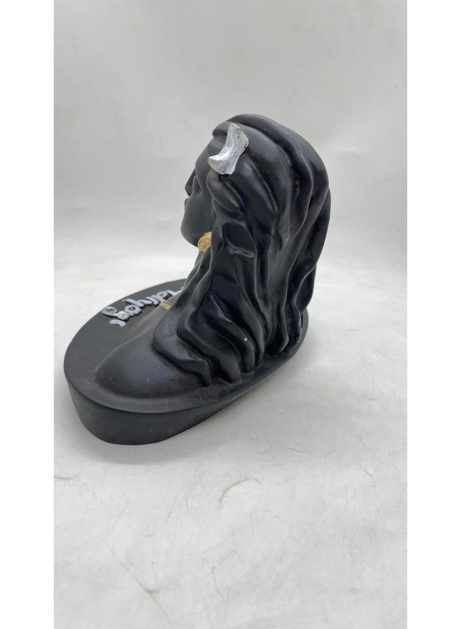 Polyresin Adiyogi Shiva Statue - 4-Inch Self-Adhesive Idol for Home, Car Dashboard, Pooja Room, and Office Decor by UK Survey INST - Image 4