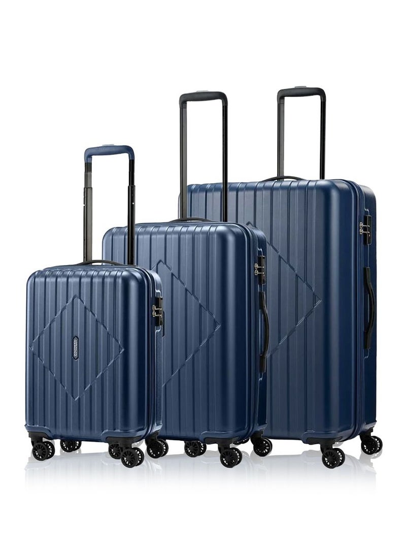 امريكان توريستر SKYTRAC 3PC عجلة مزدوجة V2-NAVY - Image 1