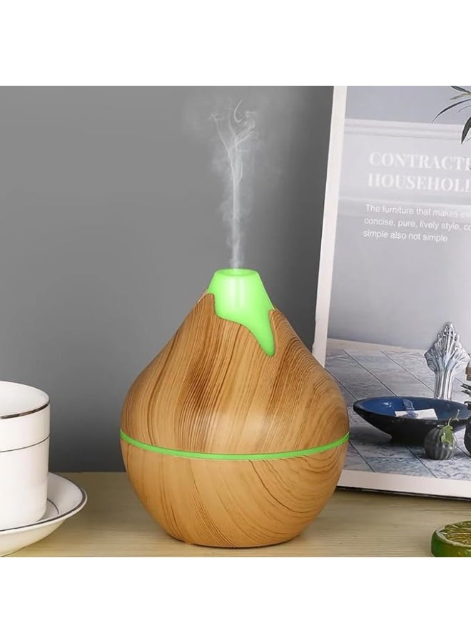 Ultrasonic Aroma Diffuser & Humidifier, 200ml Essential Oil Diffuser for Home, Office and Car with Auto Shut-Off, Assorted Colors - Image 1