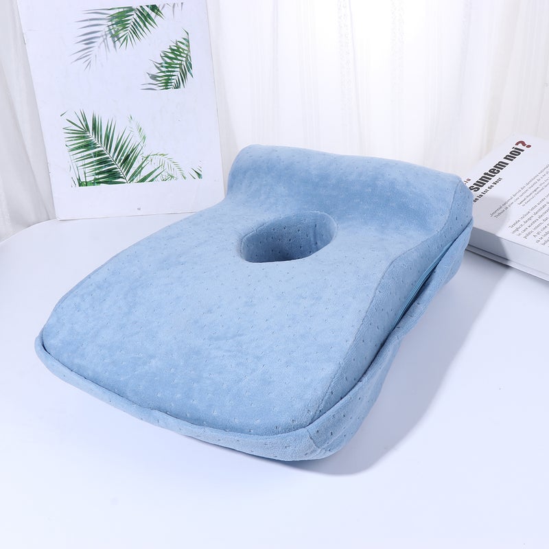 Breathable Sleeping Pillow Neck Cushion Throw Pillow for Travel (Sky- ) - Image 3
