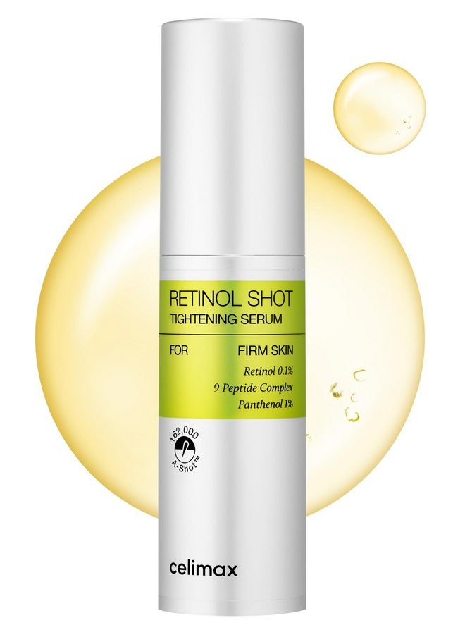 celimax The Vita A Retinol Shot Tightening Serum | With Pure Vitamin A Retinol, Peptide, Pore Minimizer, Wrinkles & Fine Lines, Firmer Skin, 30Ml  - Image 1