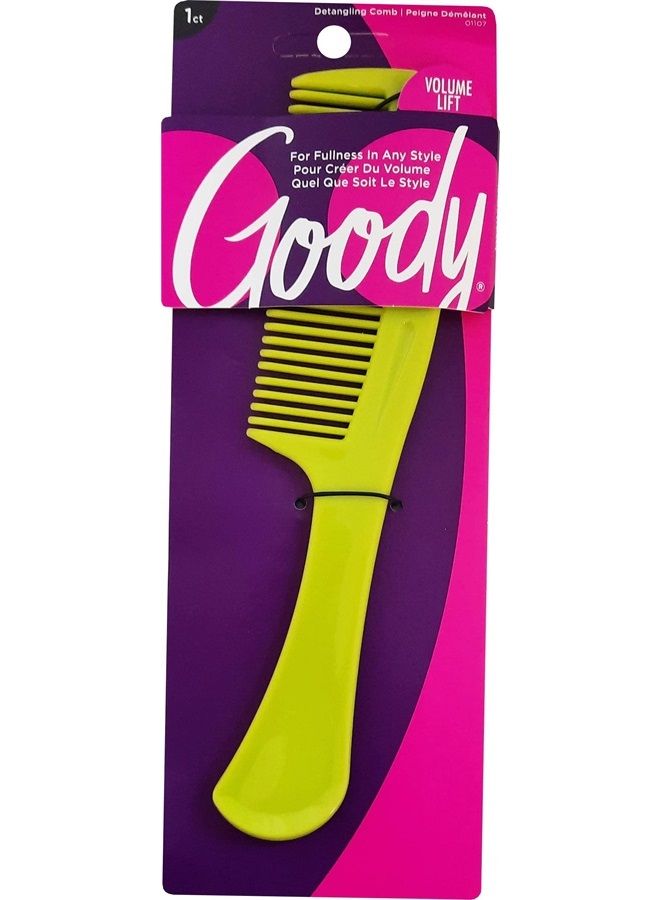Goody Styling Essentials Detangling Hair Comb - Suitable For All Hair Types - Fine Tooth Comb Detangles Wet or Dry Hair - Hair Accessories for Men, Women, Boys and Girls - Image 1