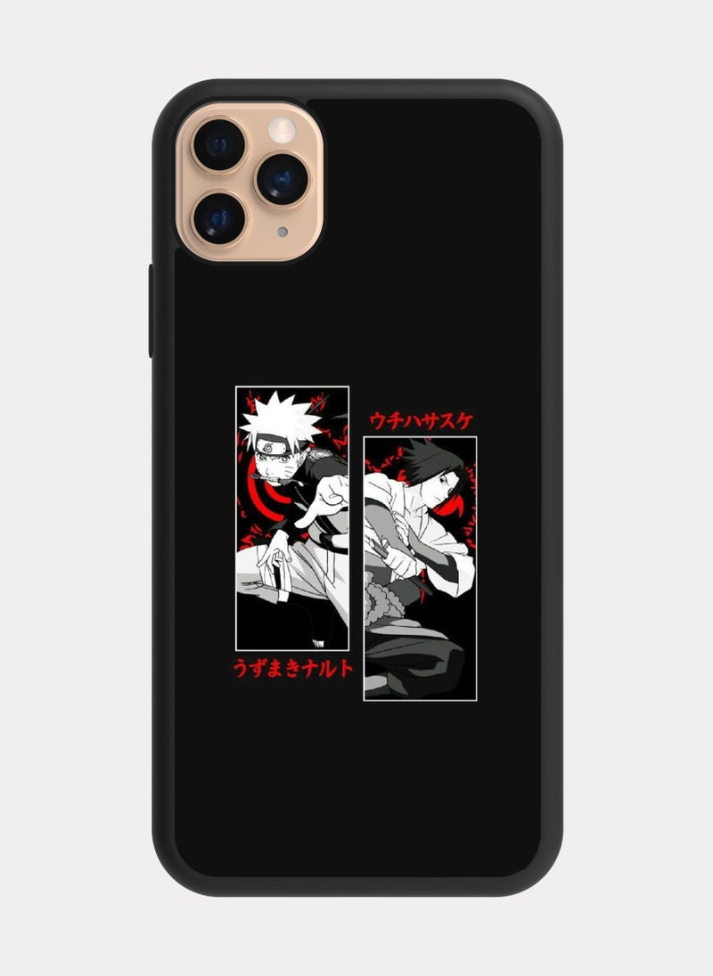 PXLAAT iPhone 11 Pro case cover Naruto and Sasuke - Image 1