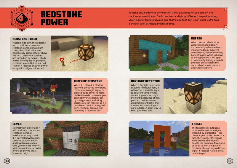 All New Official Minecraft Redstone Handbook: The Latest Updated & Revised Essential Guide Book for the Best Selling Video Game of All Time - Image 4