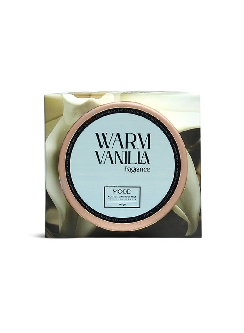 MOOD Warm Vanilla Body Milk 200GM - Image 1