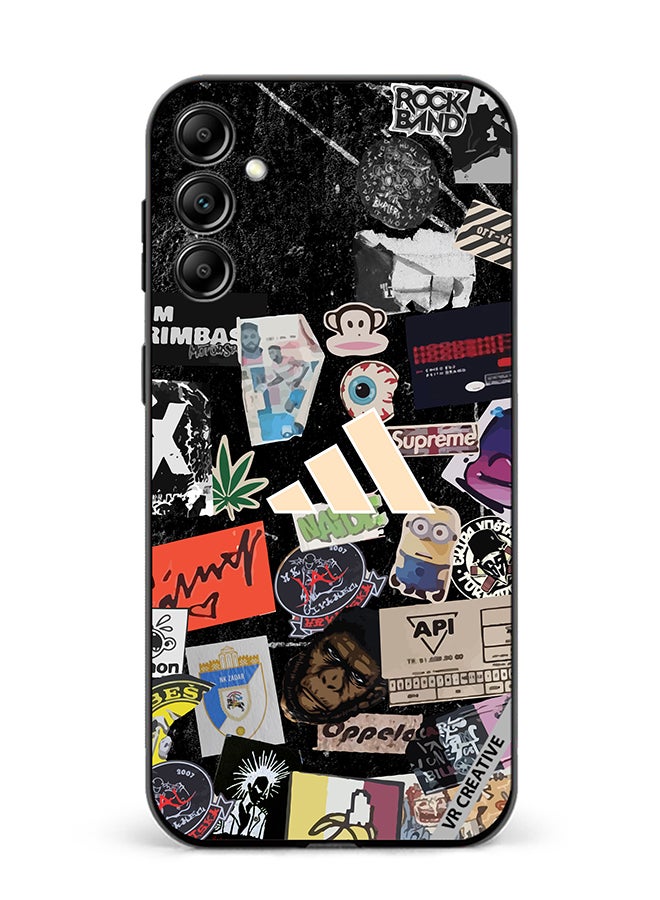 VR CREATIVE Protective Case Cover For Samsung Galaxy A15 5G/A15 Adidas Stickers Design Multicolour - Image 1