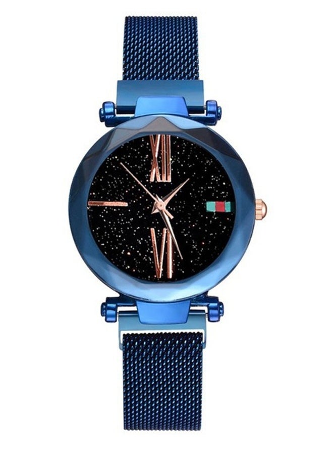Sharpdo Women's Star Magnet Network Quartz Watch - 36mm Case with Magnetic Interchangeable Star Straps Mineral Glass - Water Resistance 3ATM, Luminous Markers - for Casual, Party & Fashion Wear - Image 1