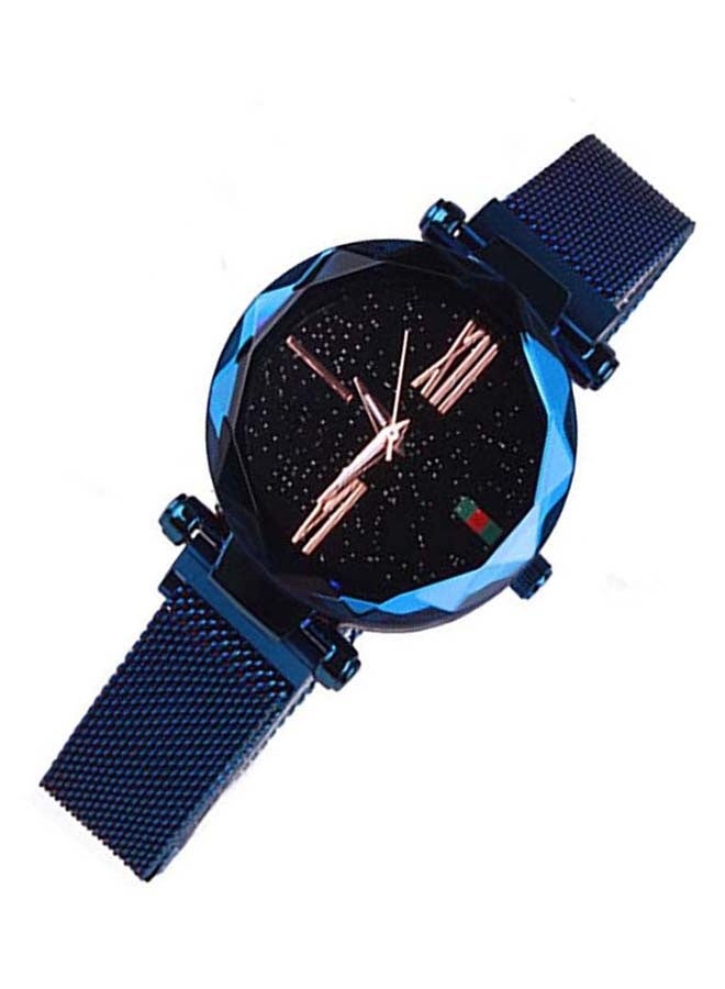 Sharpdo Women's Star Magnet Network Quartz Watch - 36mm Case with Magnetic Interchangeable Star Straps Mineral Glass - Water Resistance 3ATM, Luminous Markers - for Casual, Party & Fashion Wear - Image 3