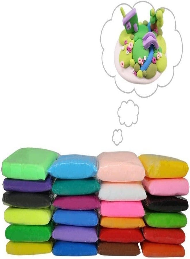 Eclet (Pack of 12) Air Dry Clay, Colorful Children Soft Clay, Creative Art Crafts, Gifts for Kids-Multi Color. Non-Toxic Modeling Magic Fluffy Foam Bouncing Clay Putty Kit for Kids with Tools .129 - Image 1