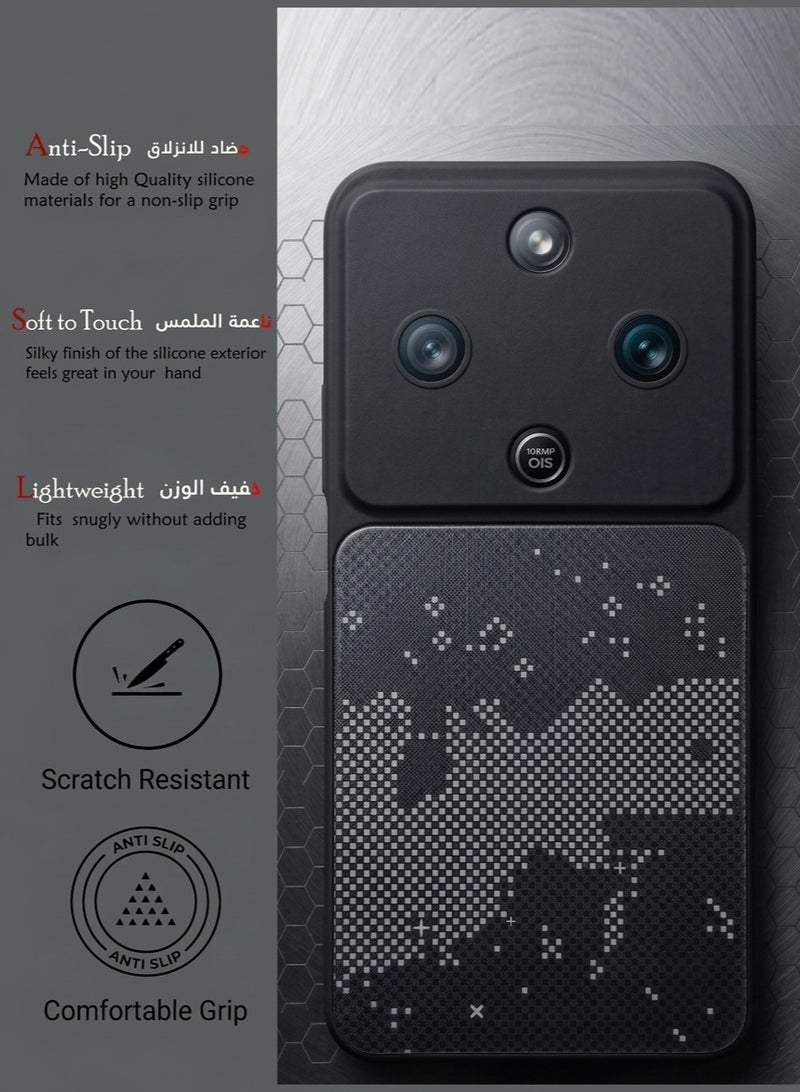 Honor X9d Premium Quality Back Case  | High Quality Silicone Case Cover Designed for Honor X9d  | Ultimate Impact Protection ,Shockproof, Anti-Fingerprint , Comfortable feel and Durable back protection Case for Honor X9d  - Black - Image 3